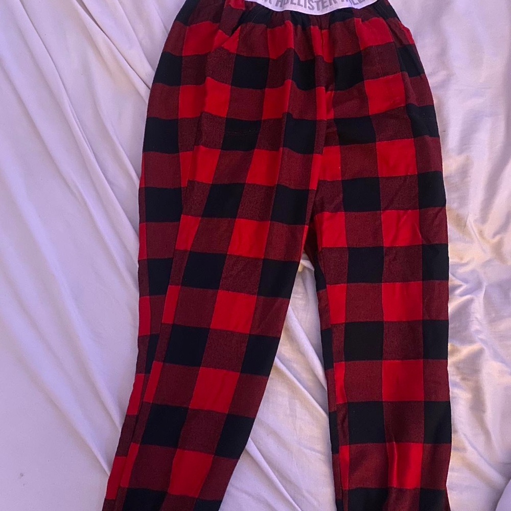 Hollister gingham pajama pants